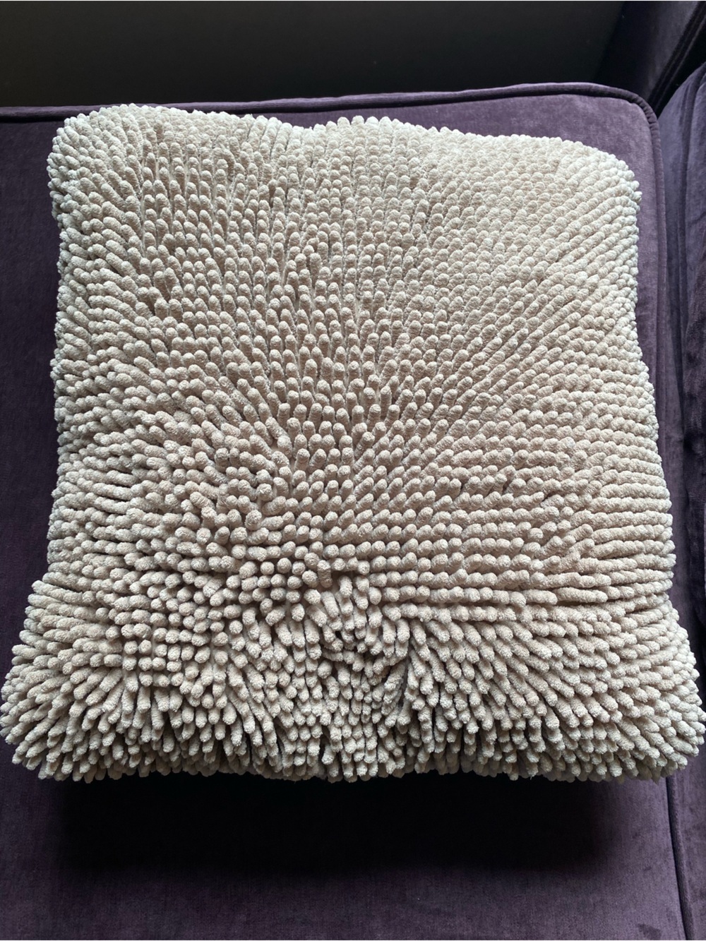 NEW- decorative pillow tannish/beige color